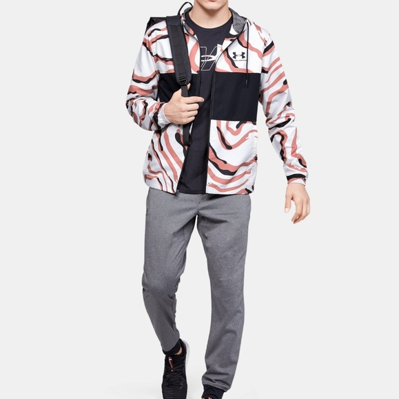 Under Armour Men's UA Sportstyle Camo Windbreaker Jacket 1352023 226 Brown sz XL - Picture 8 of 8